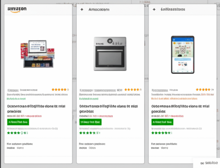 Comparativo de preços em diferentes lojas online