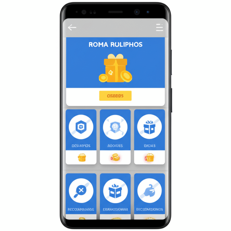 Interface de um aplicativo de cupons gamificado